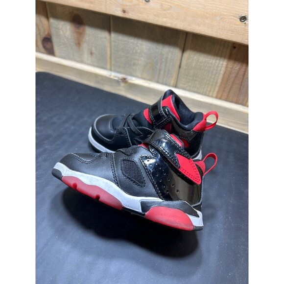 Nike Jordan Toddler Basketball Shoes DM1687-006 Black/Red Size 6C - Picture 5 of 10